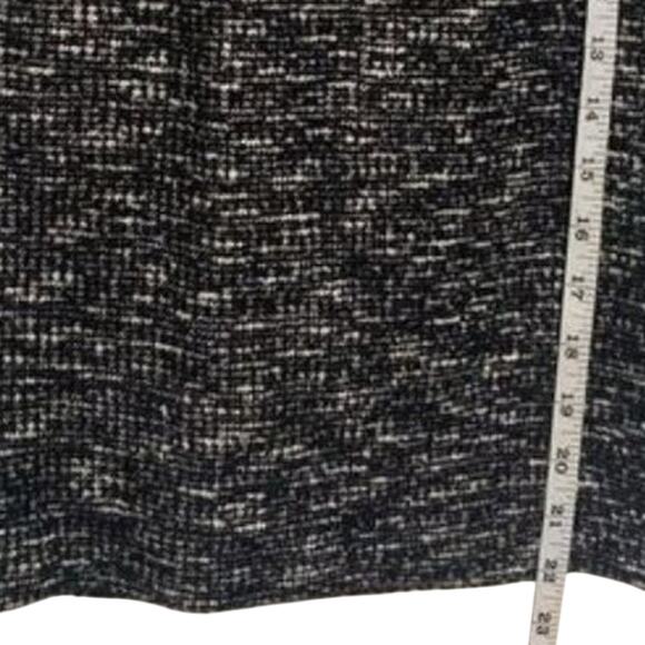 Ann Taylor Skirt Women's Sz 8 Wool Blend Dark Academia Office Tweed Midi-Length - Picture 5 of 5